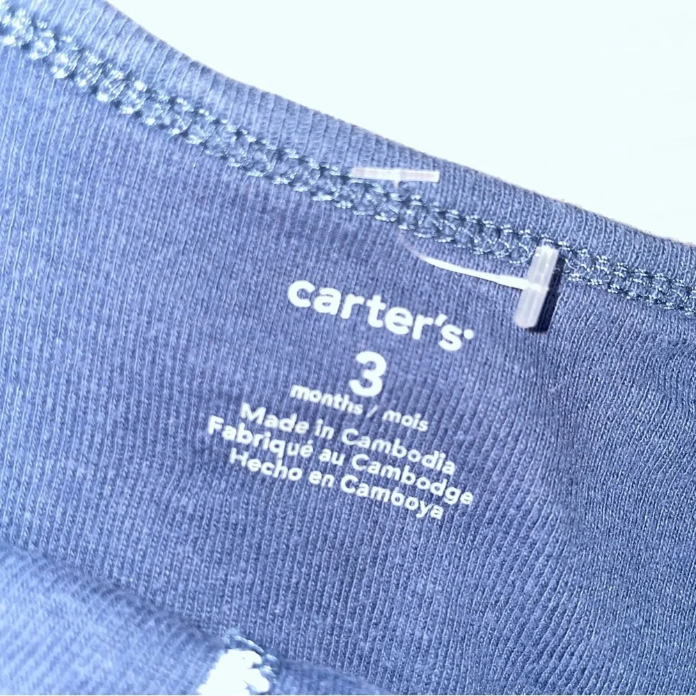 Carter’s Baby Boy Sleep and Play Sleeper Size 3 Months